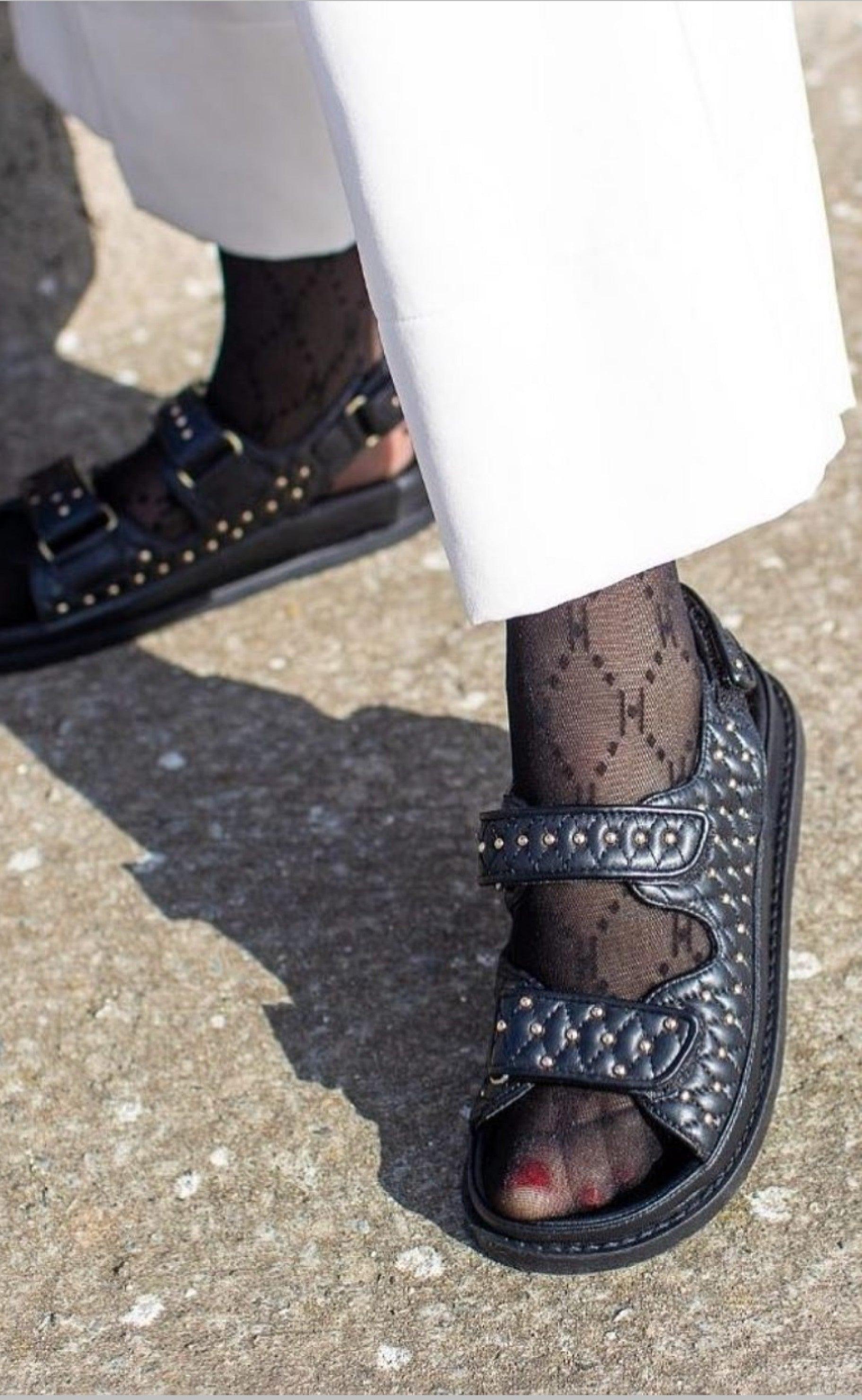 Copenhagen Shoes By Josefine Valentin Sandal - Luxury Studs - Black