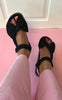 Copenhagen Shoes Sandaler By Josefine Valentin - Sky And Diamonds - Black