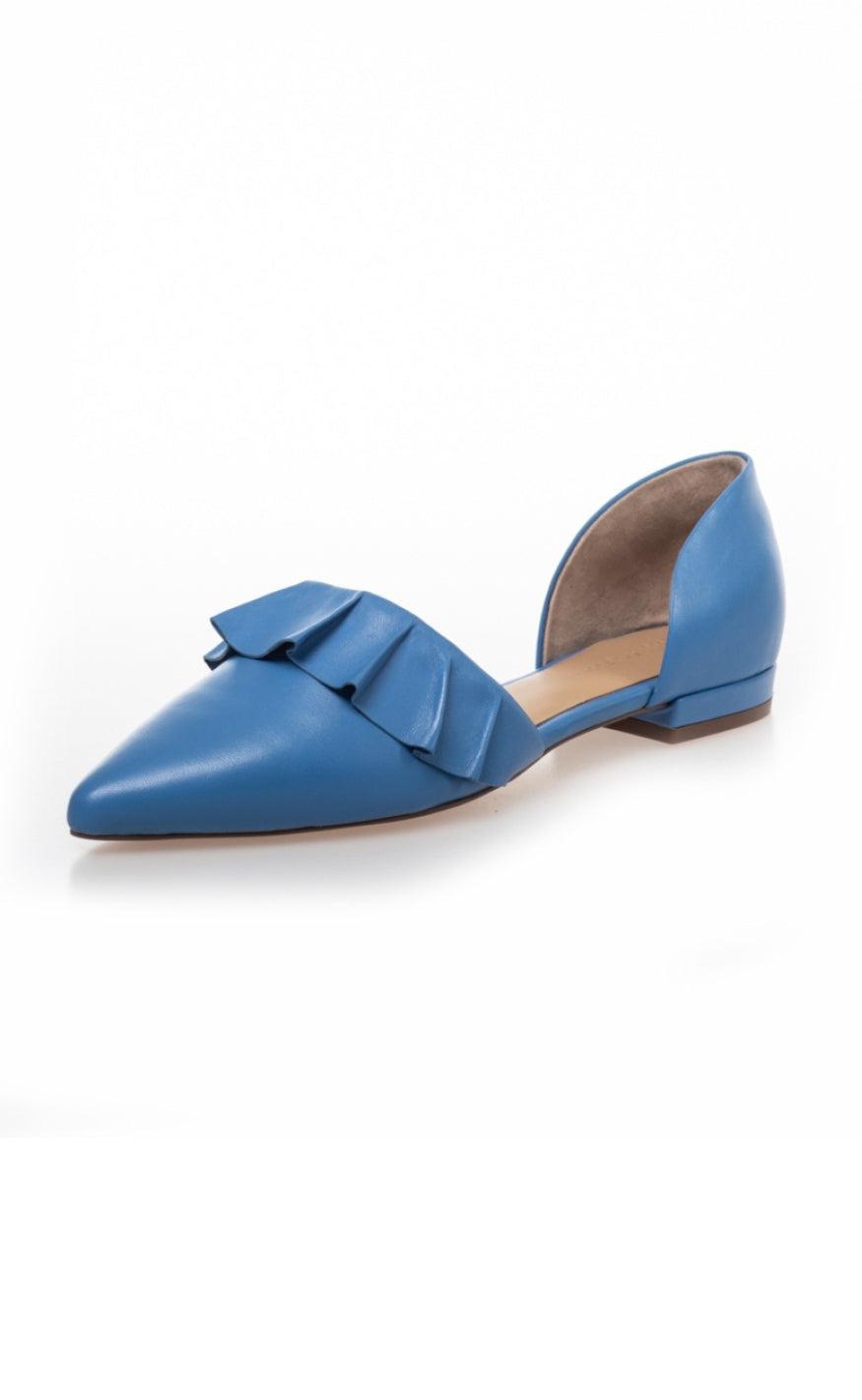 Copenhagen Shoes Loafers / Ballerina - New Romance 23 Leather - Electric Blue