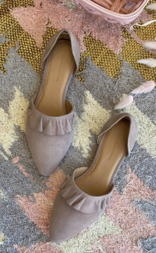 Copenhagen Shoes Loafers / Ballerina - New Romance 23 Suede - Beige