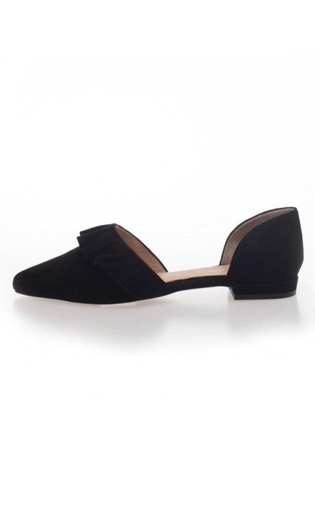 Copenhagen Shoes Loafers / Ballerina - New Romance 23 Suede - Black