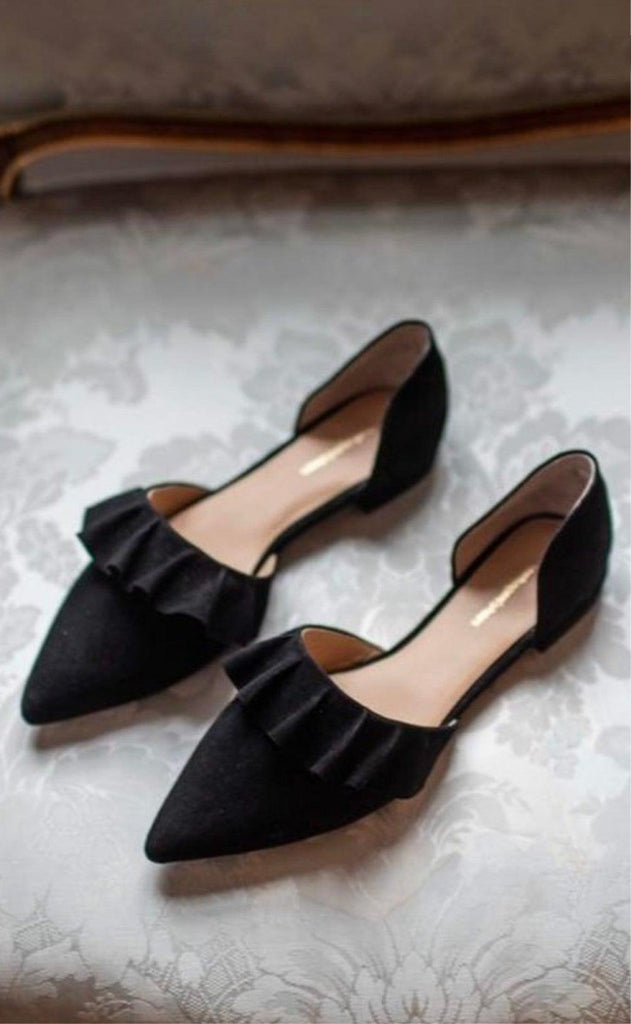 Copenhagen Shoes Loafers / Ballerina - New Romance 23 Suede - Black