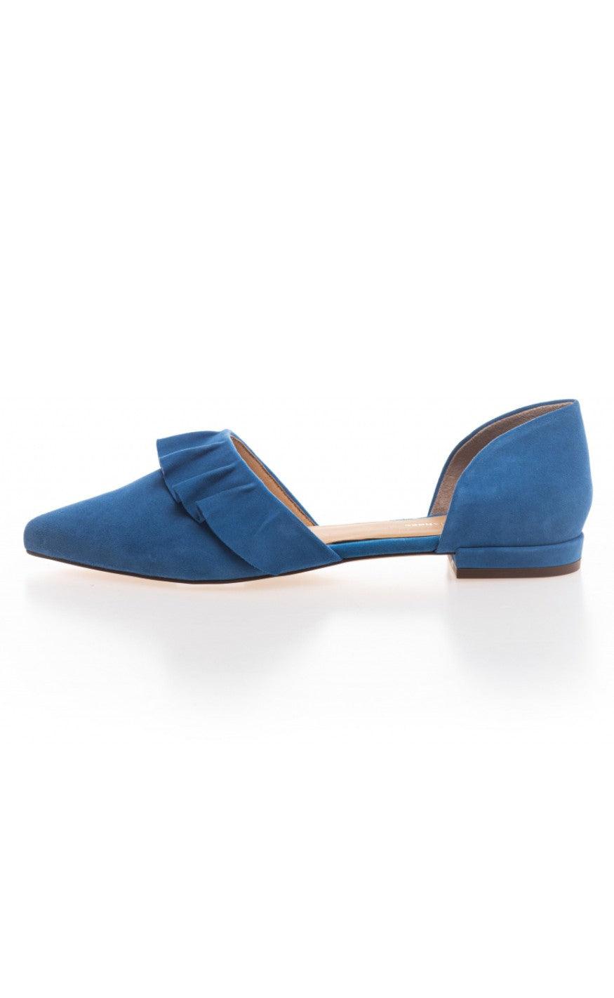 Copenhagen Shoes Loafers / Ballerina - New Romance 23 Suede - Denim
