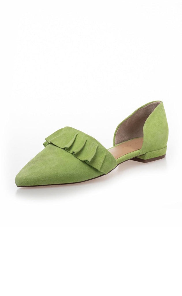 Copenhagen Shoes Loafers / Ballerina - New Romance 23 Suede - Green