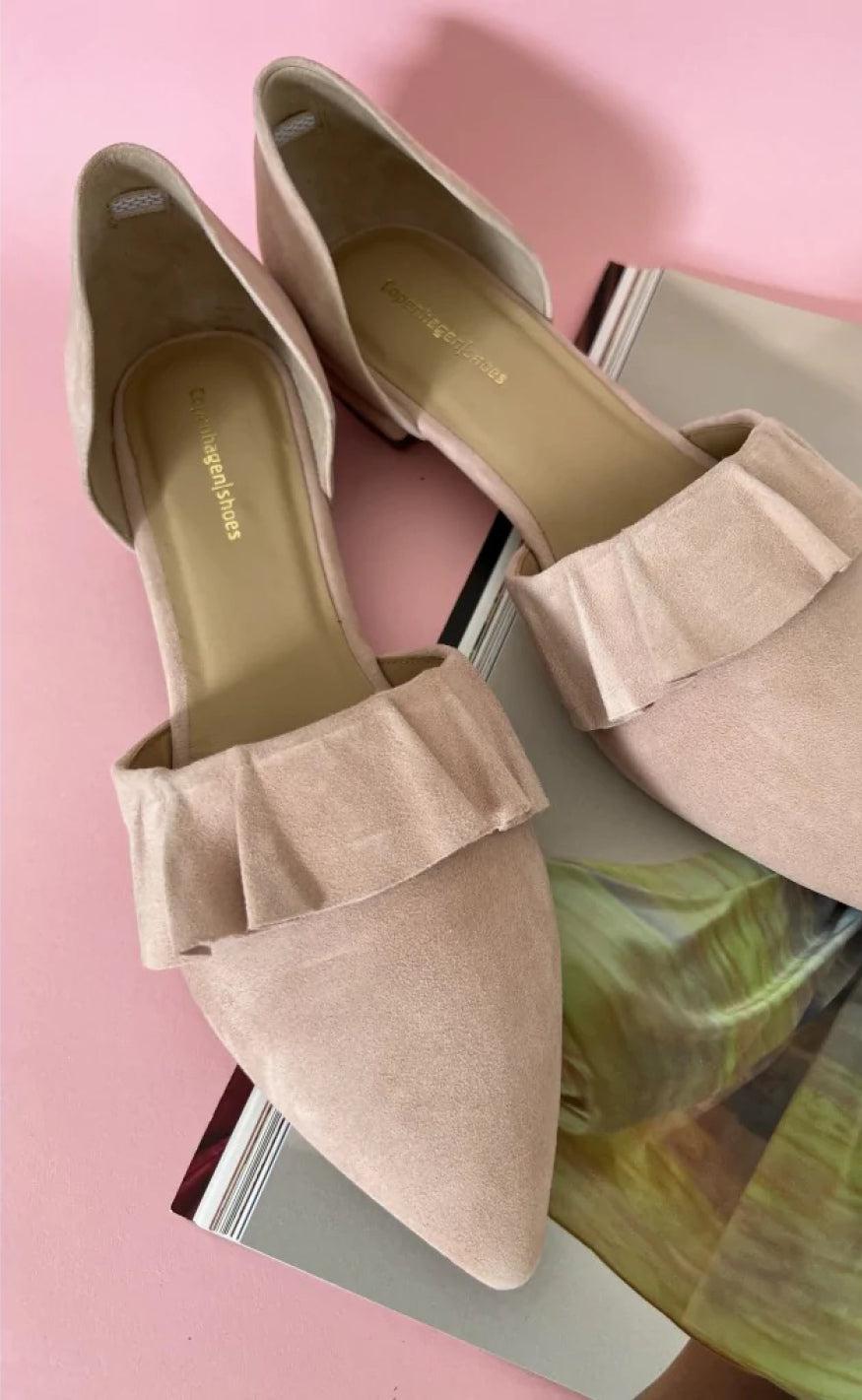 Copenhagen Shoes Loafers / Ballerina - New Romance 23 Suede - Rosa