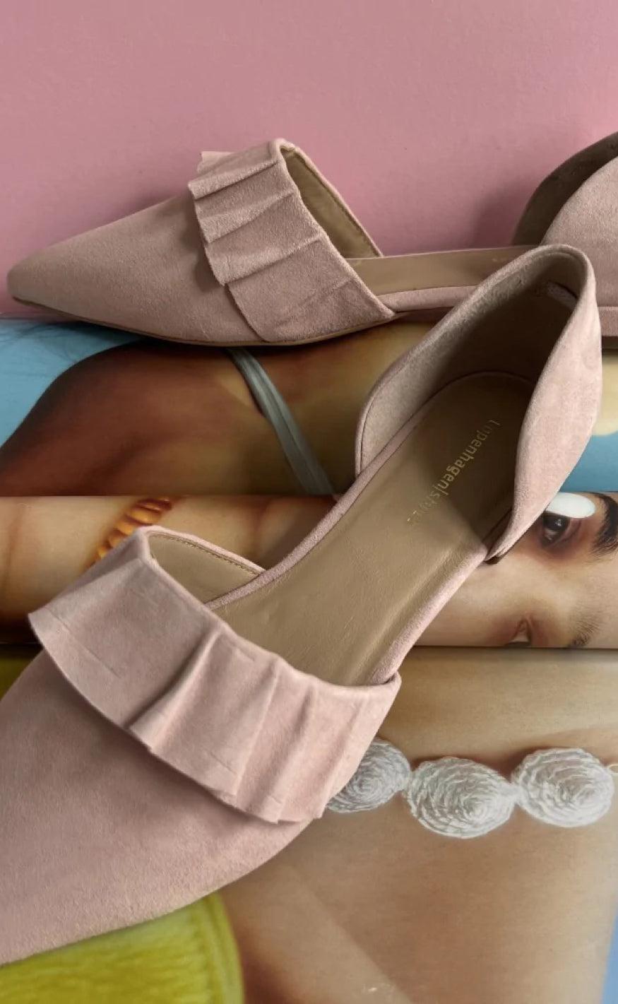 Copenhagen Shoes Loafers / Ballerina - New Romance 23 Suede - Rosa