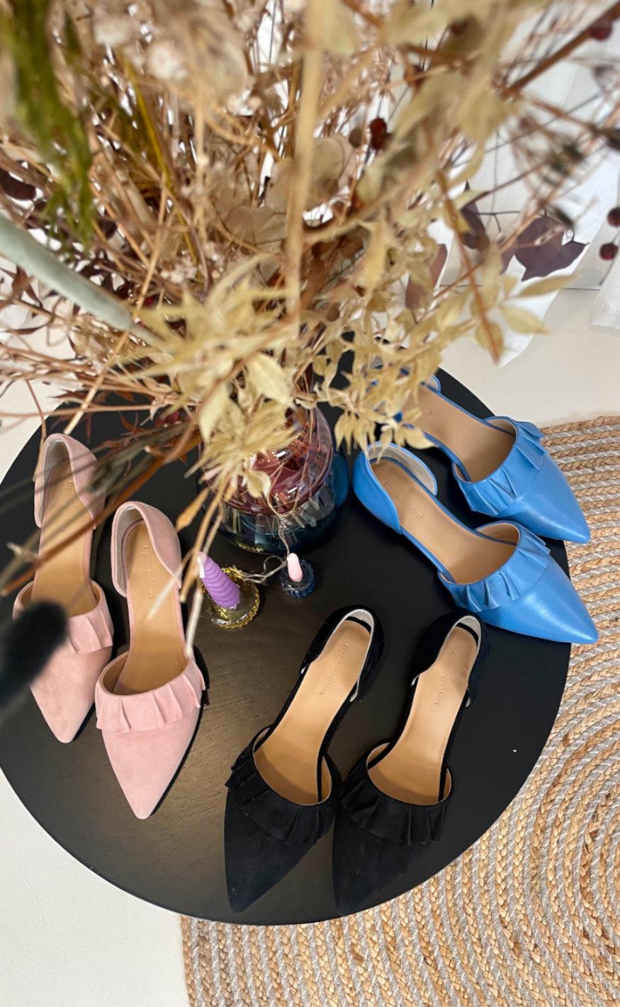 Copenhagen Shoes Loafers / Ballerina - New Romance 23 Suede - Rosa