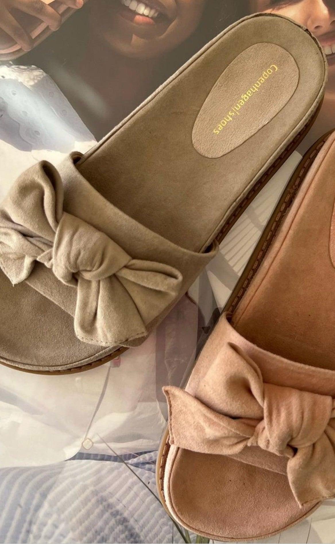 Copenhagen Shoes Sandal - Bows And Me - Biscuit