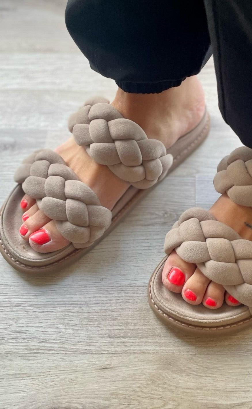 Copenhagen Shoes Sandal - Fashionista Suede - Biscuit