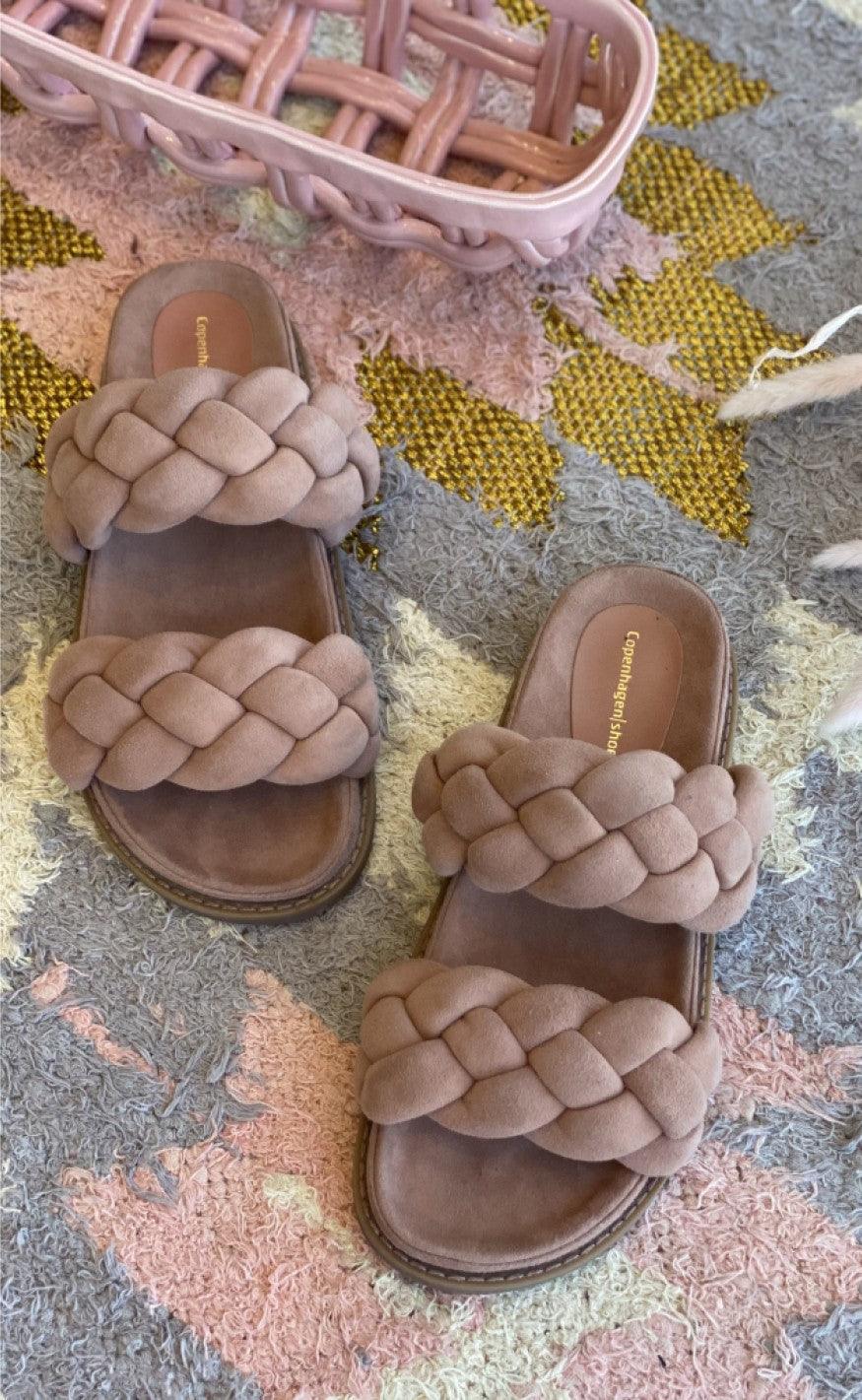 Copenhagen Shoes Sandal - Fashionista Suede - Rosa / Papaya