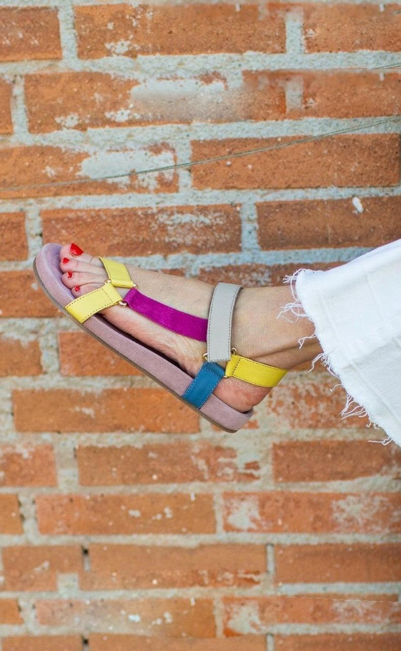 Copenhagen Shoes Sandal - Peace - Rosa Multi