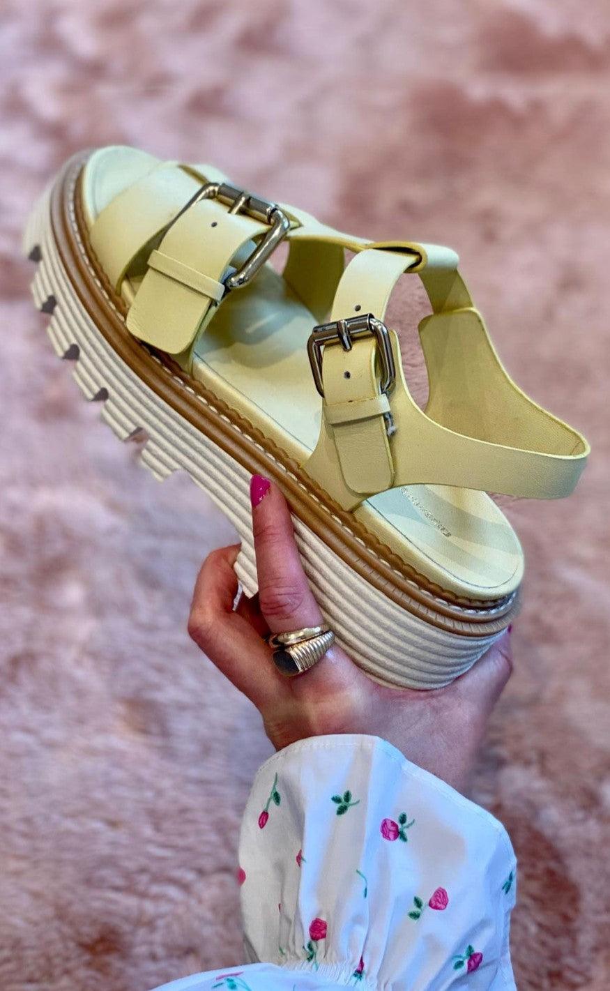 Copenhagen Shoes Sandal - Power For Life - Yellow