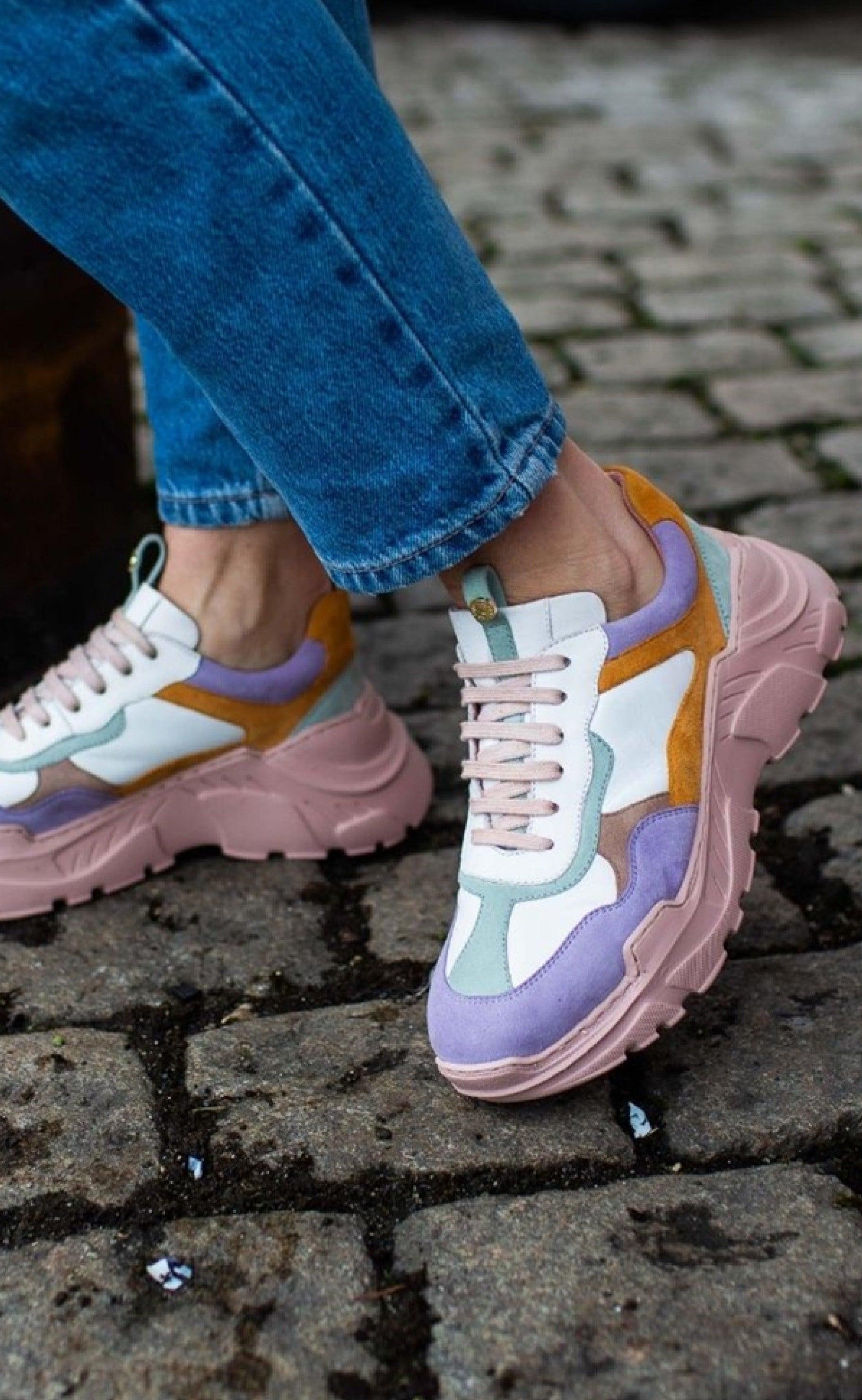 Copenhagen Shoes Sneaker - Candy Multi - Lavenda Multi