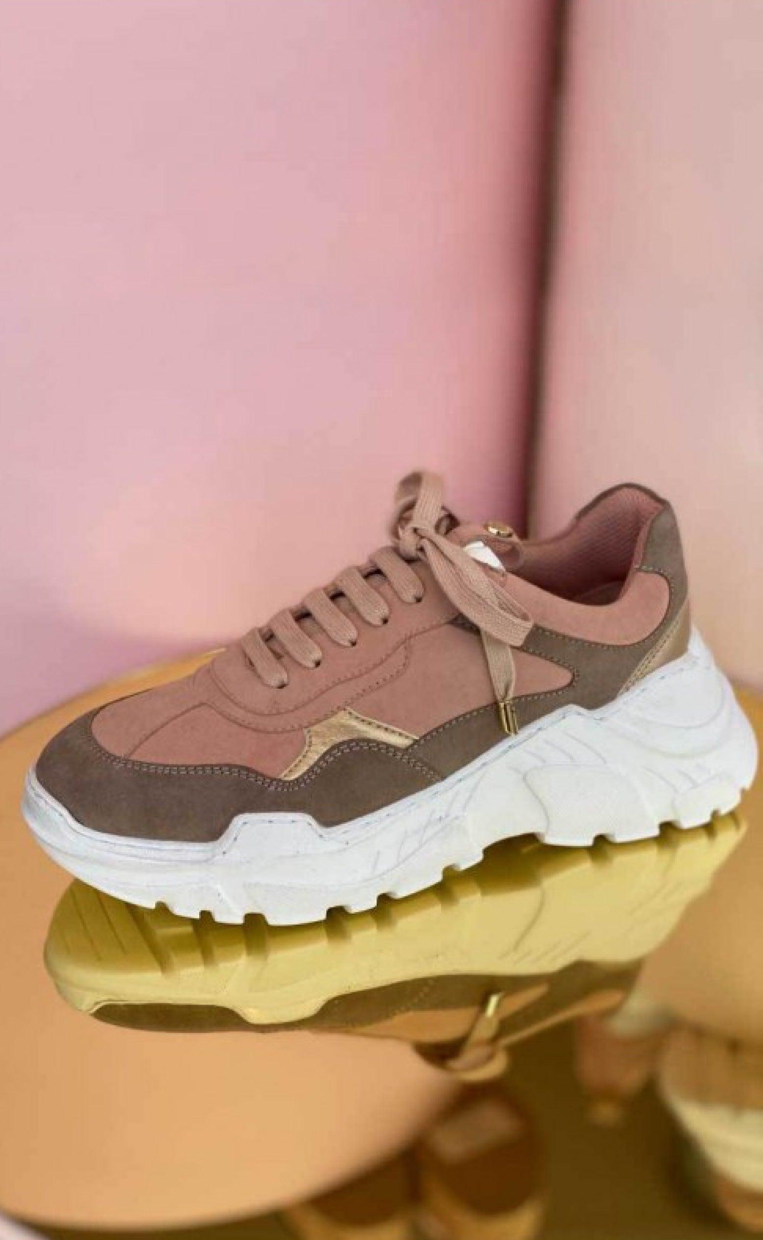 Copenhagen Shoes Sneaker - Candy Multi - Nude Beige