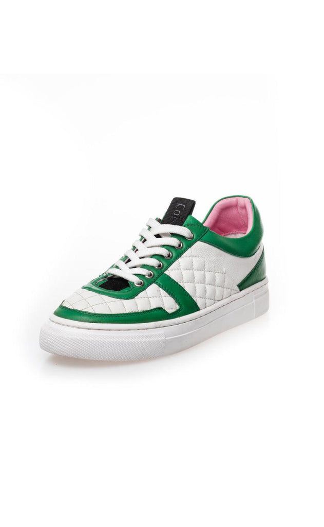 Copenhagen Shoes Sneaker - Paris Walk - green / White