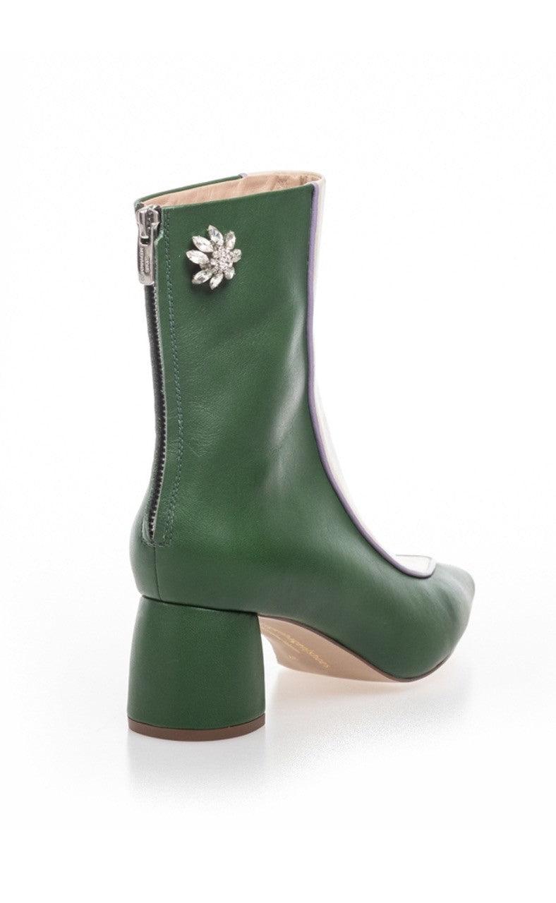 Copenhagen Shoes Støvler - Vibes Of Fashion - Off White Green