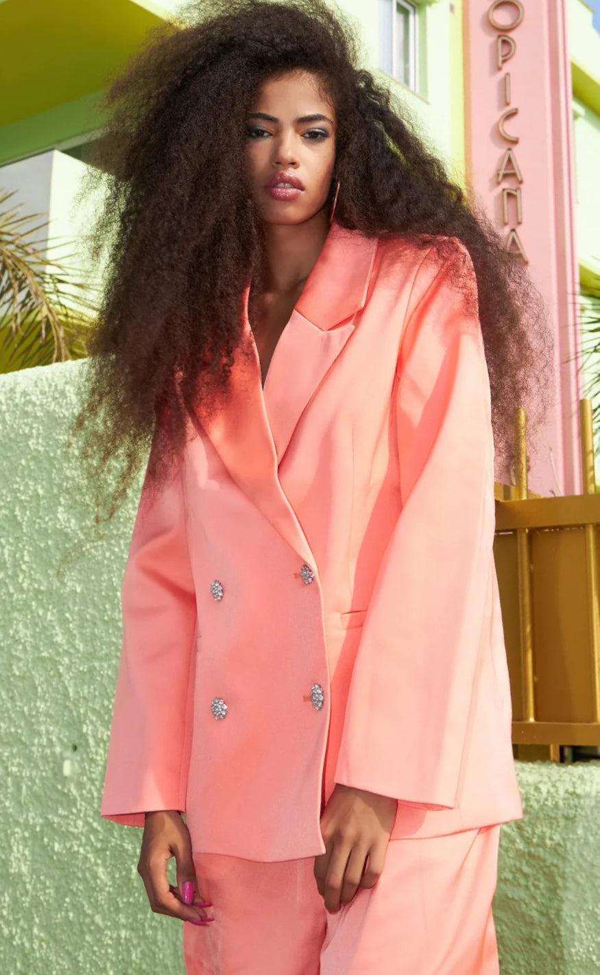 Cras Blazer - Samy - Fushion Coral