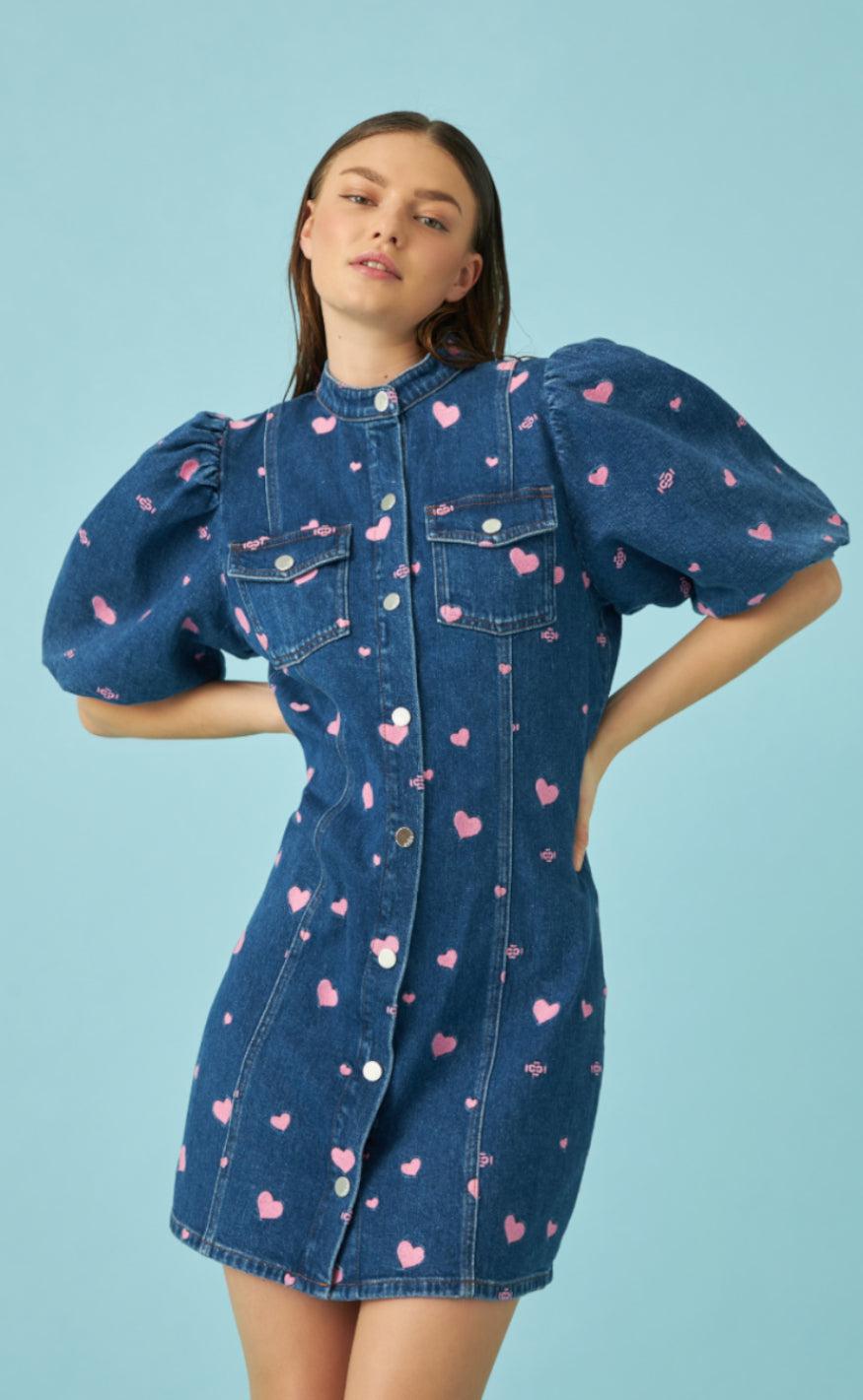 Cras Kjole - Celia - Medium Blue