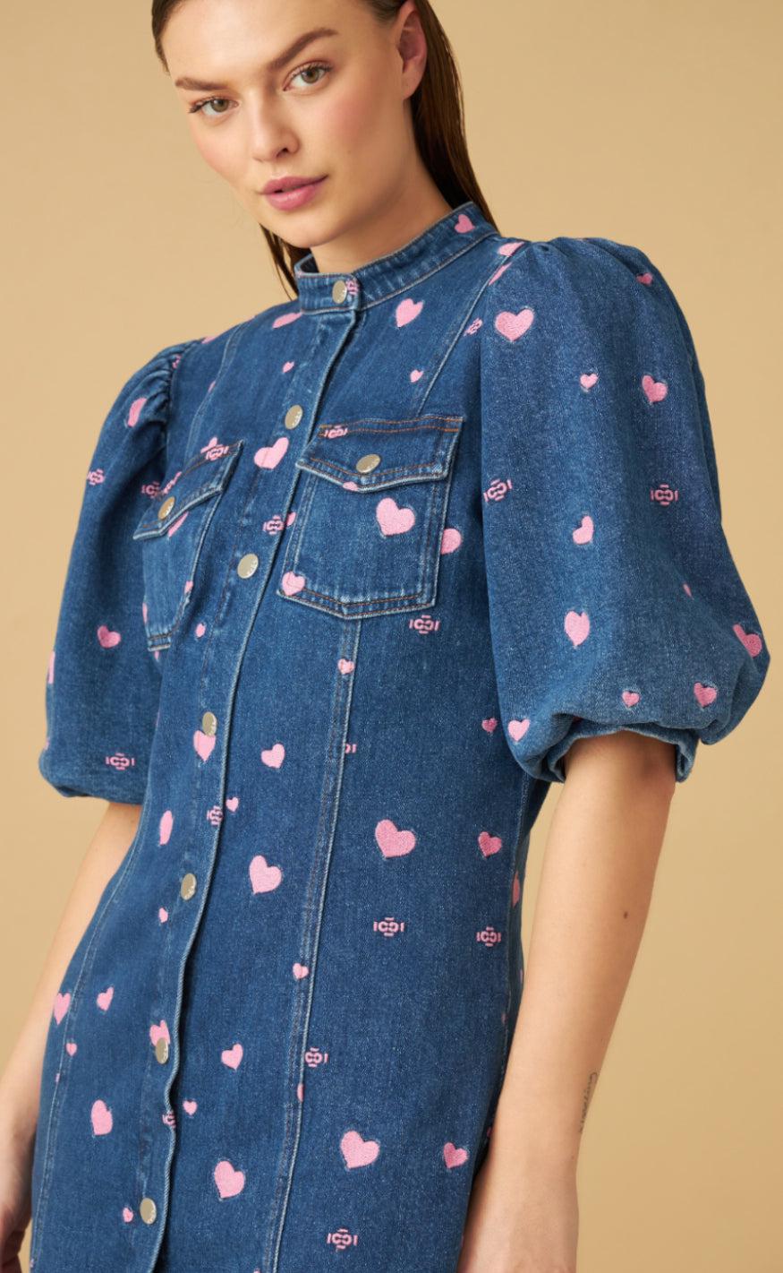 Cras Kjole - Celia - Medium Blue