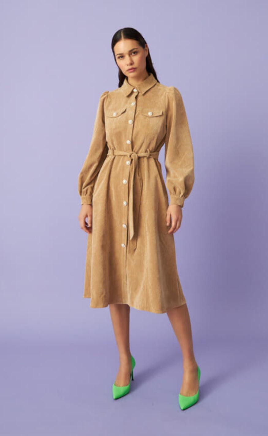 Cras Kjole - Celine - Tobacco Brown