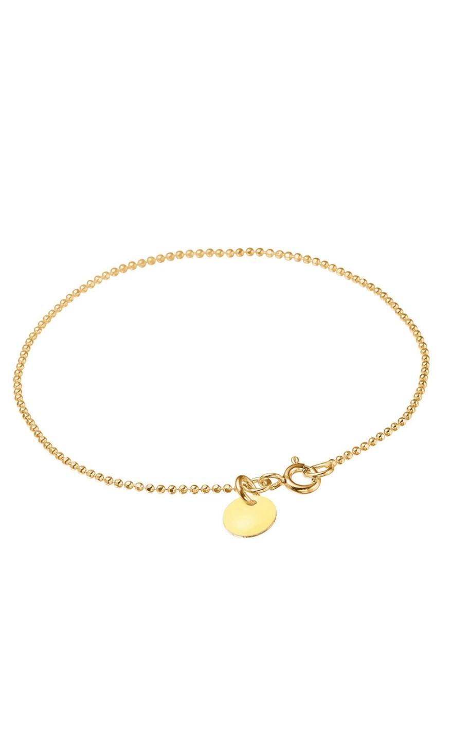 ENAMEL Armbånd - Ball Chain - Light Yellow
