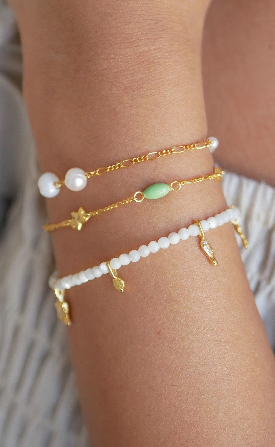 ENAMEL Copenhagen Armbånd - Aruba - Pearl