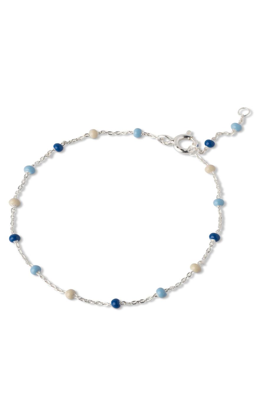 ENAMEL Copenhagen Armbånd - Lola - Marine Sølv