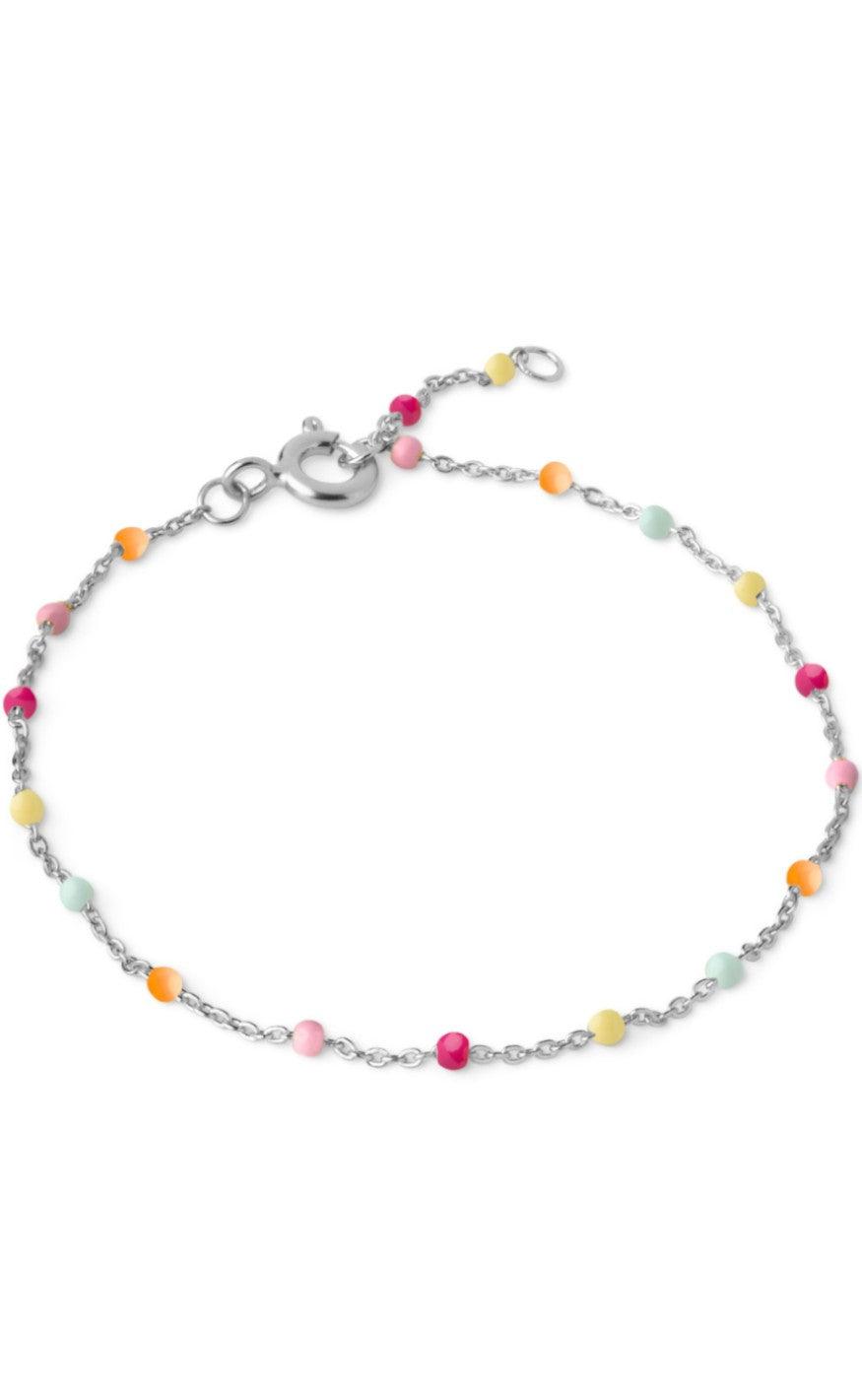 ENAMEL Copenhagen Armbånd - Lola - Rainbow Sølv