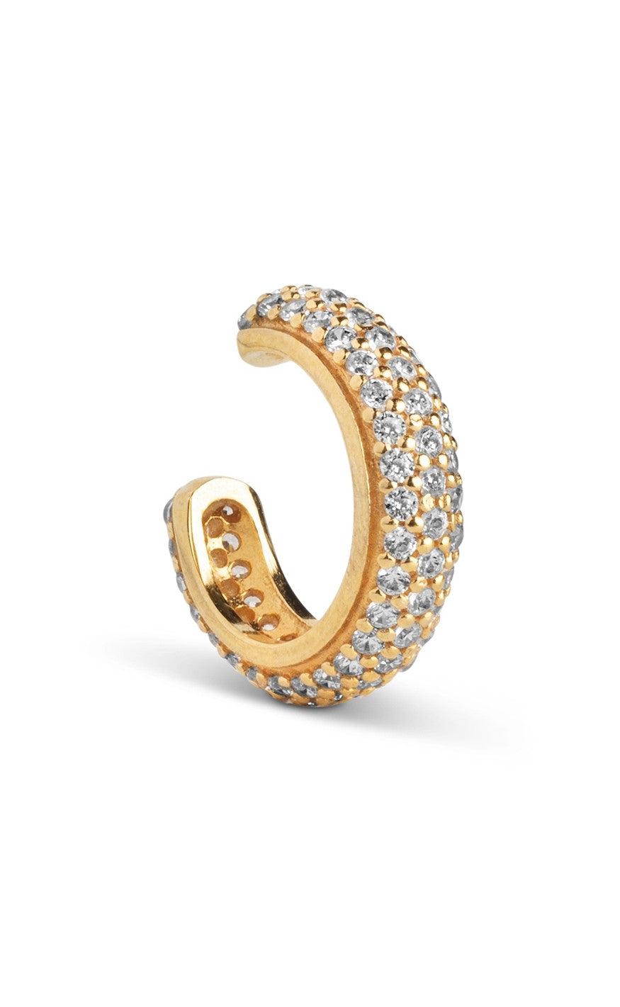 ENAMEL Copenhagen Ear Cuff - Sparkling Cuff - Clear