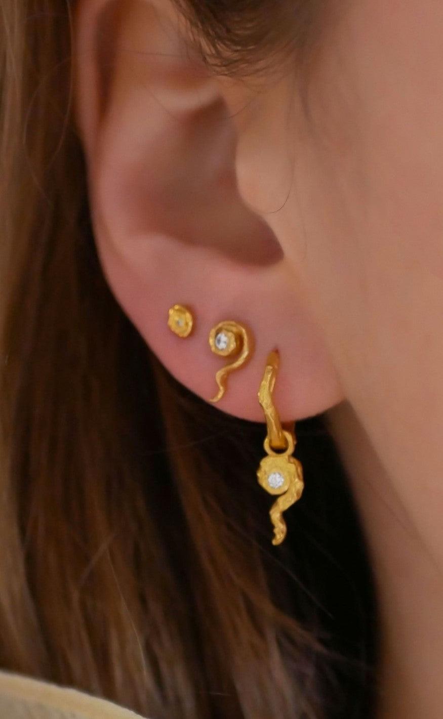 ENAMEL Copenhagen Øreringe - Analia - Gold