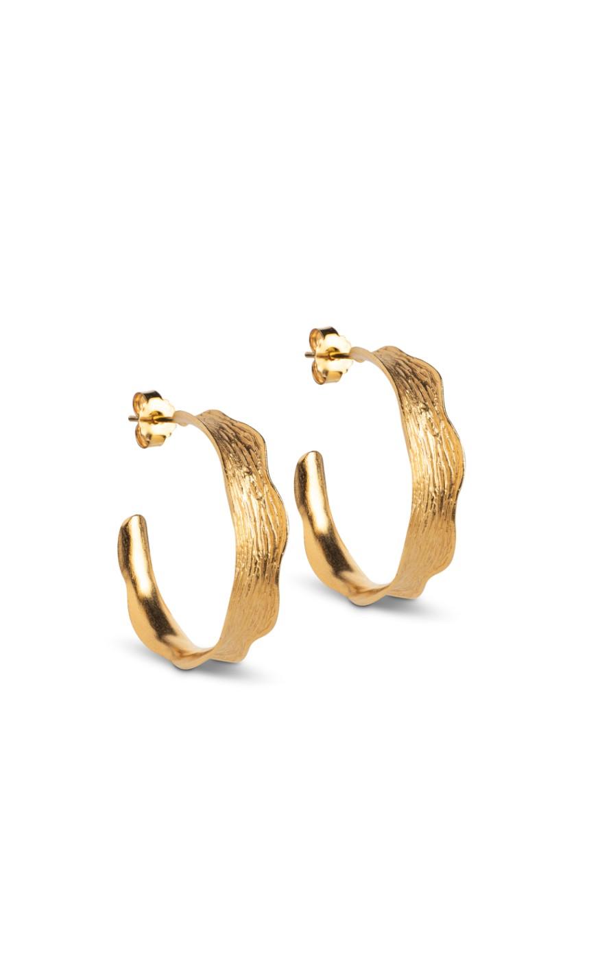 ENAMEL Copenhagen Øreringe - Hoops - Ane Large - Gold