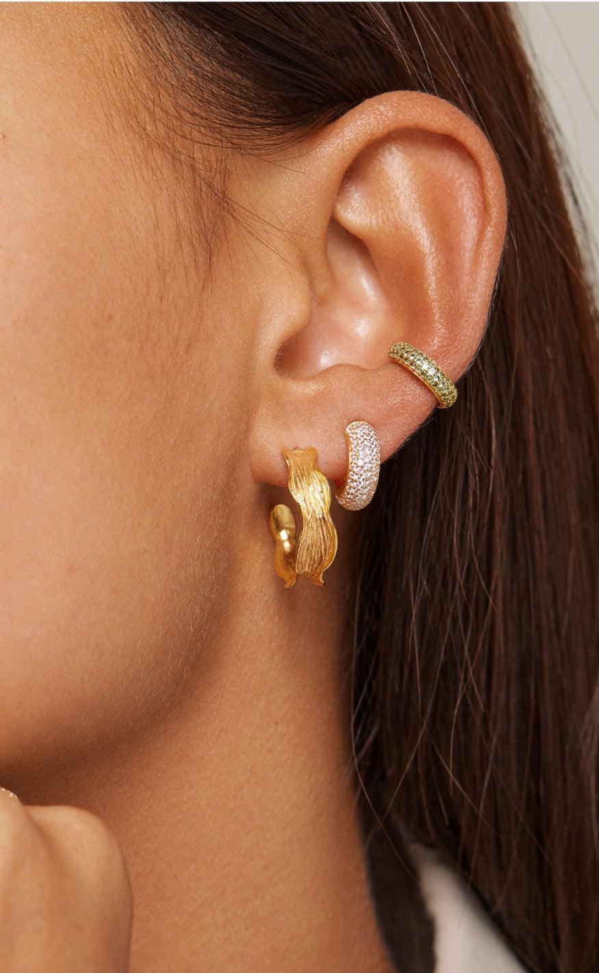 ENAMEL Copenhagen Øreringe - Hoops - Ane Small - Gold
