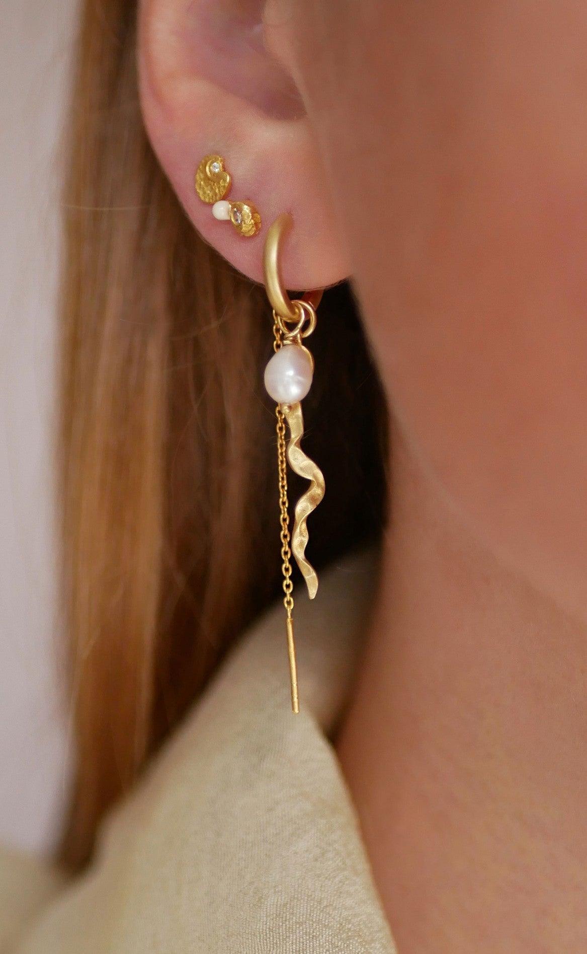 ENAMEL Copenhagen Øreringe / Hoops - Elea - Gold