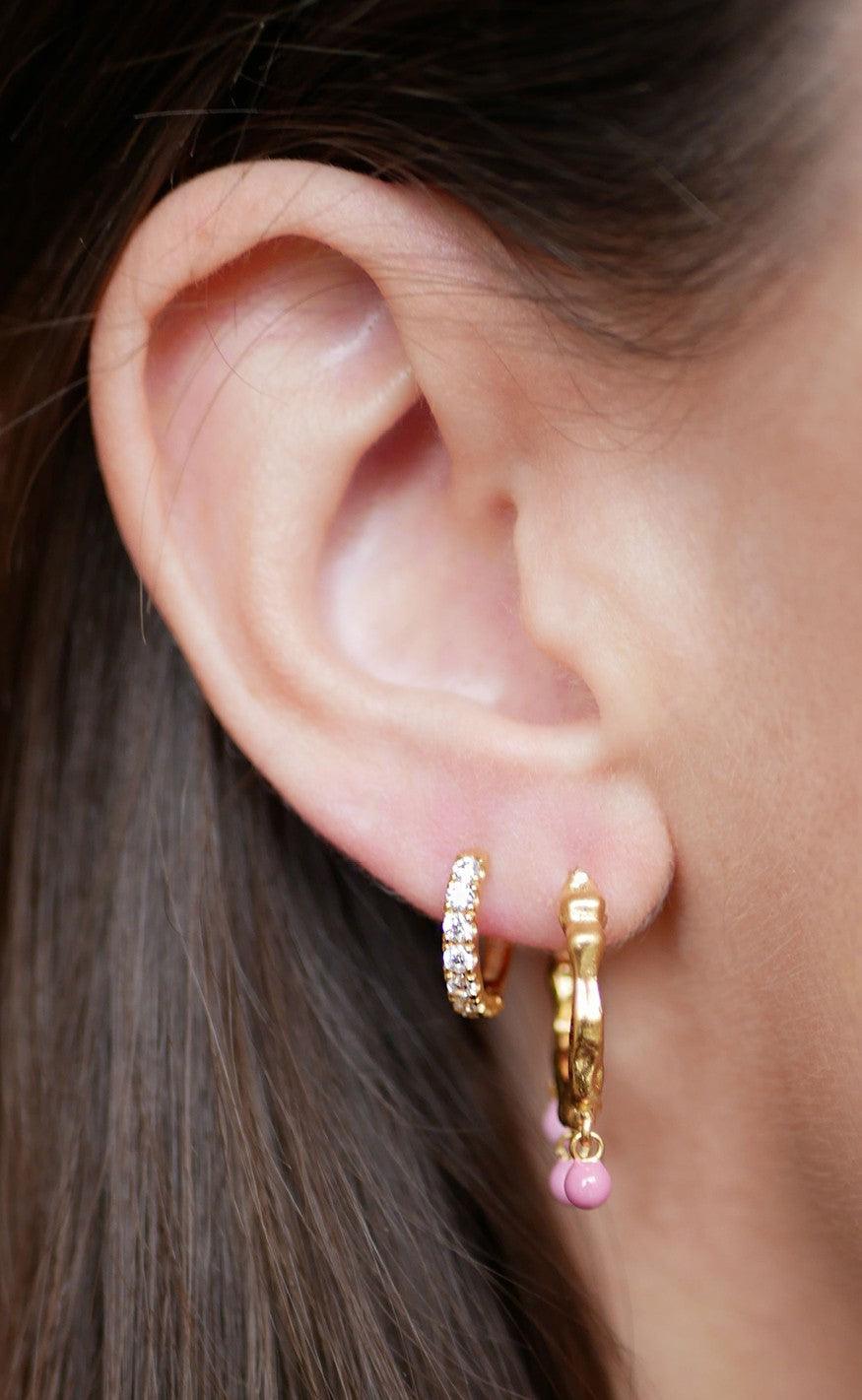 ENAMEL Copenhagen Øreringe / Hoops - Oda - Guld
