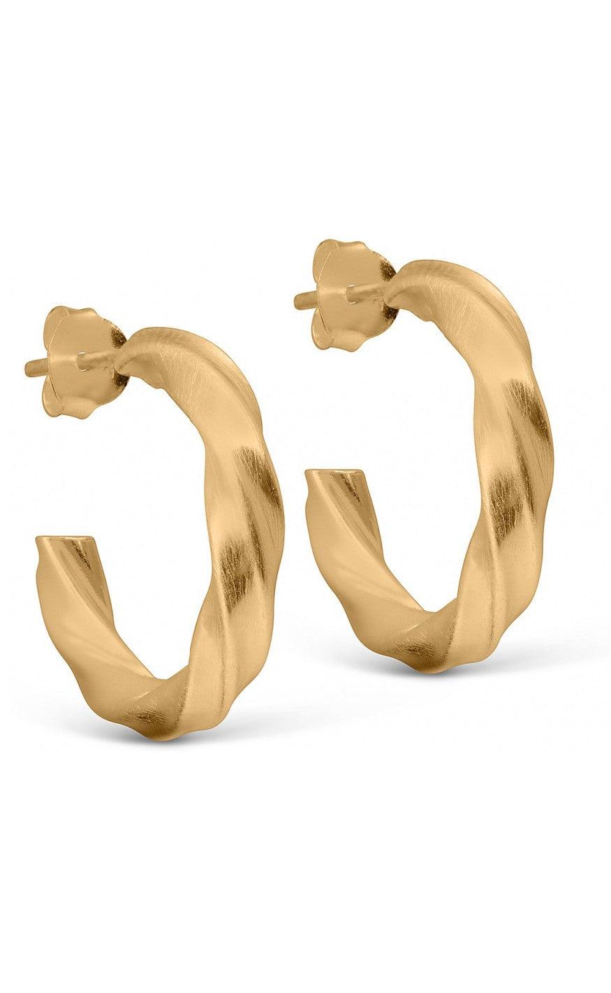 ENAMEL Copenhagen Øreringe / Hoops - Vina - Guld