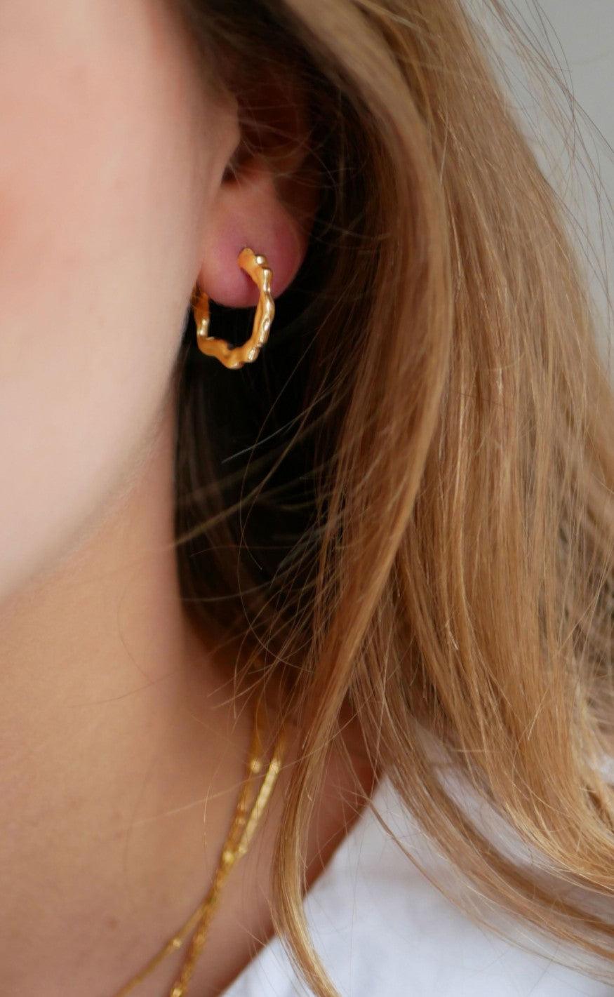 ENAMEL Copenhagen Øreringe / Leone - Gold
