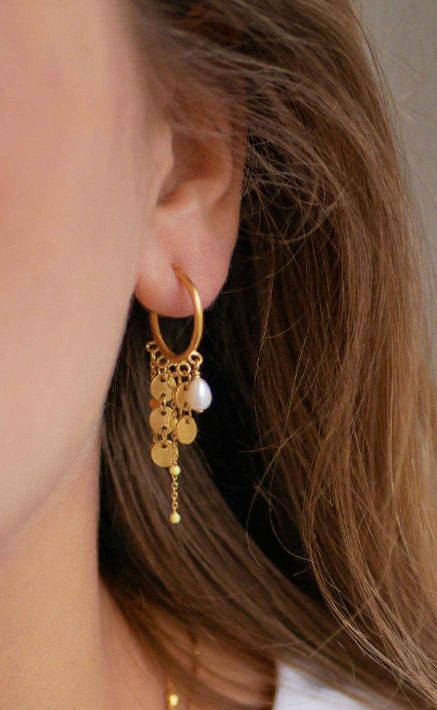 ENAMEL Copenhagen Øreringe / Lua - Gold