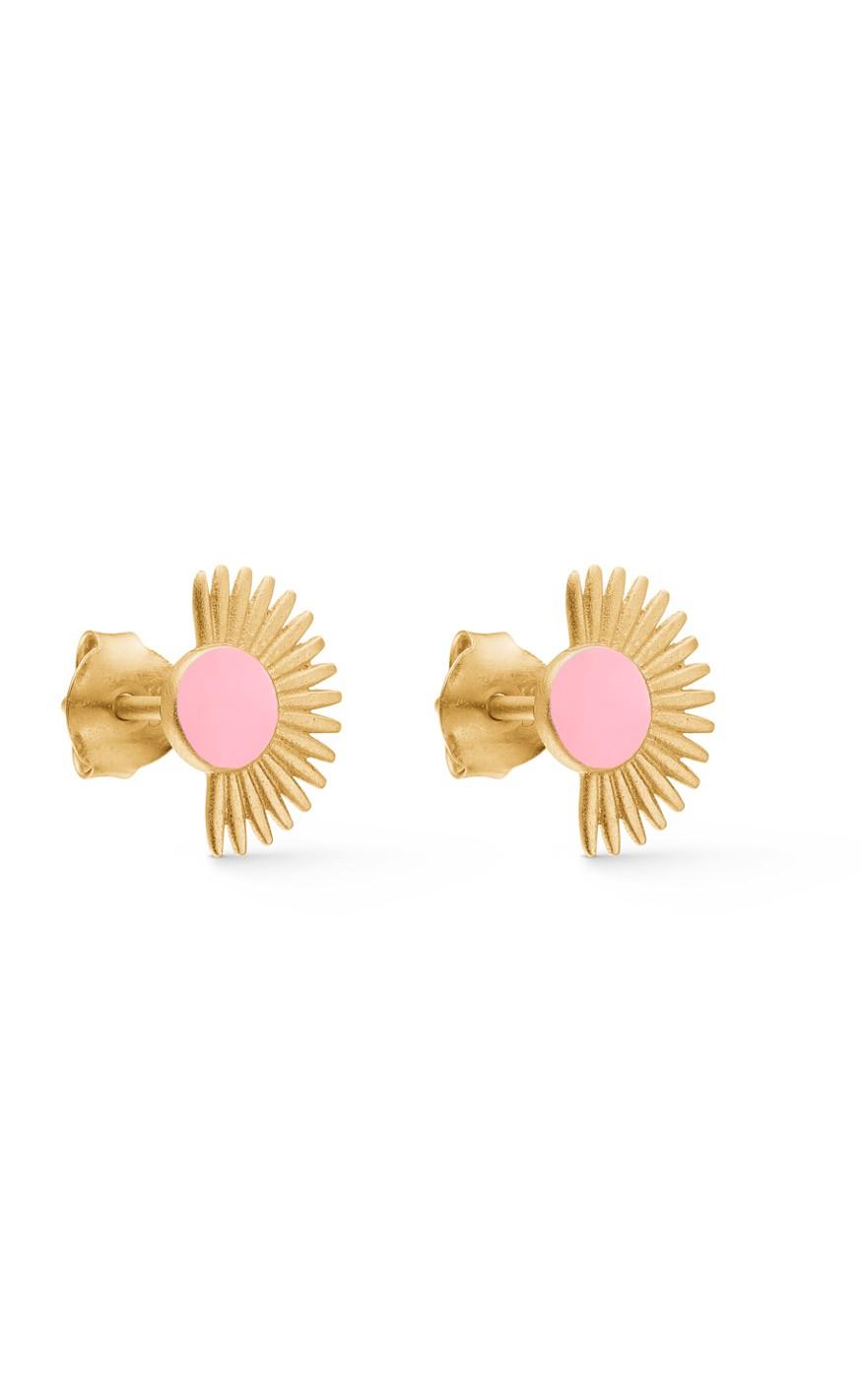 ENAMEL Copenhagen Øreringe / Stud - Soleil - Rose