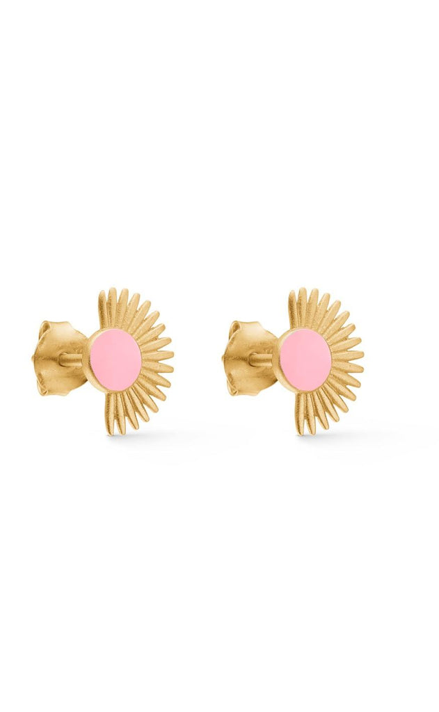 ENAMEL Copenhagen Øreringe / Stud - Soleil - Rose
