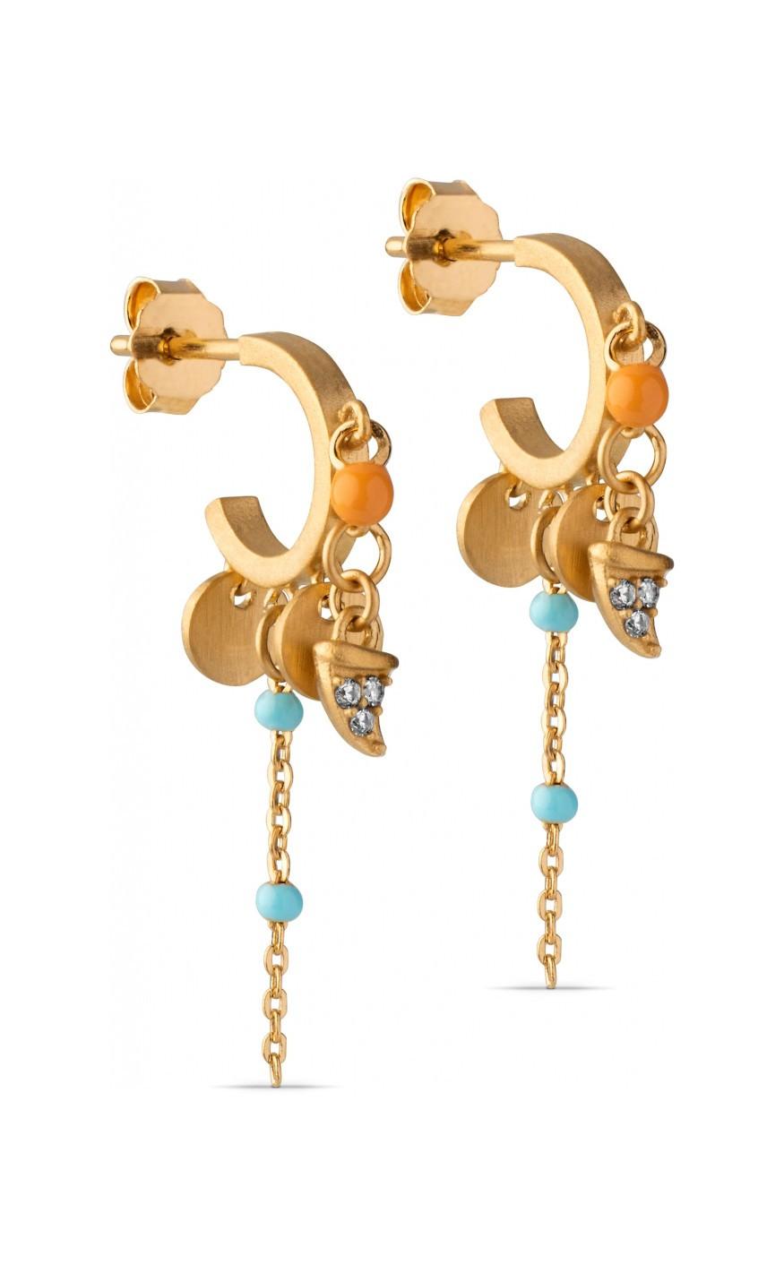 ENAMEL Copenhagen Øreringe / Svana - Gold