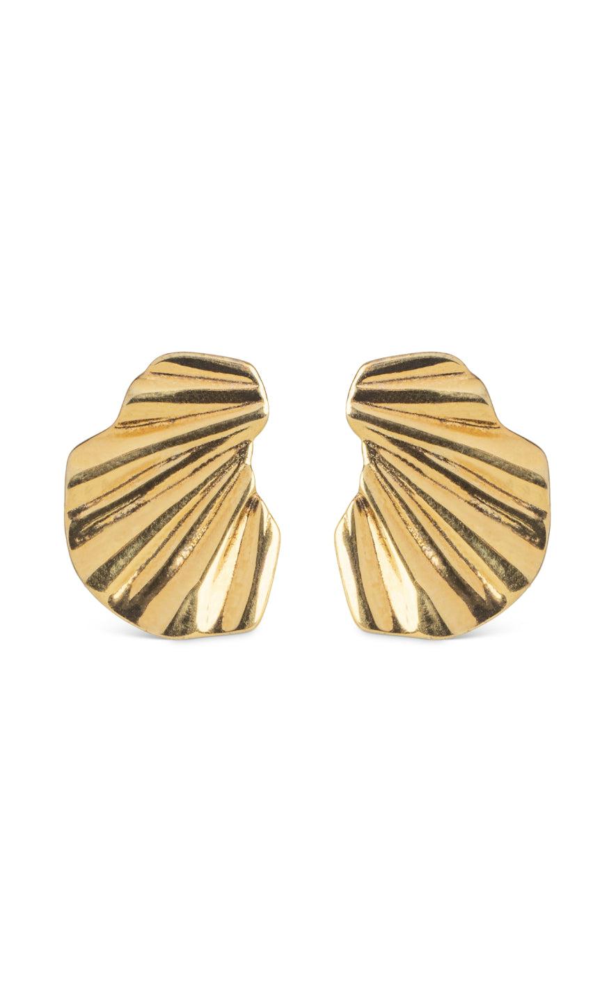 ENAMEL Copenhagen Øreringe - Wave - Gold