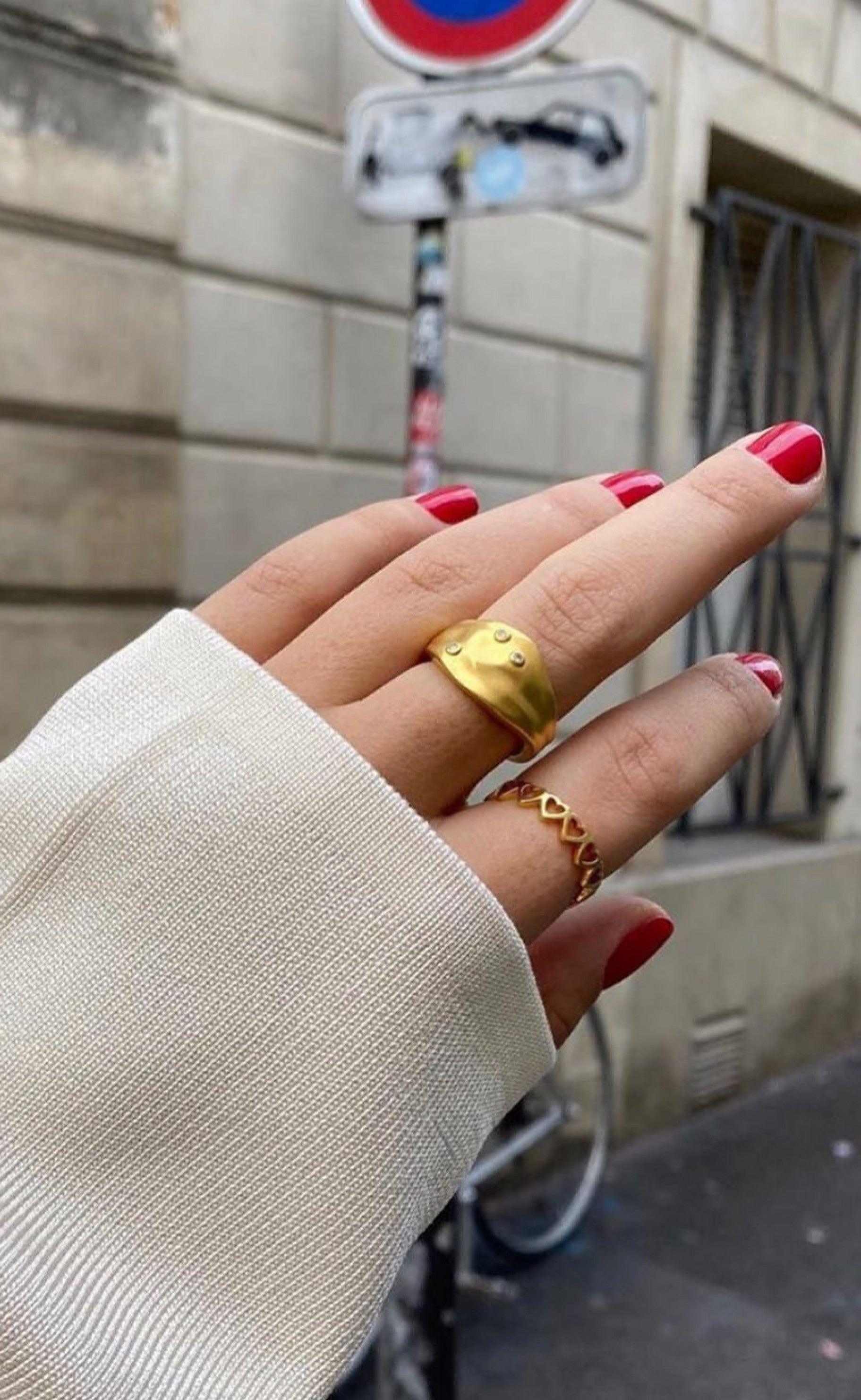ENAMEL Copenhagen Ring - Dainty - Guld