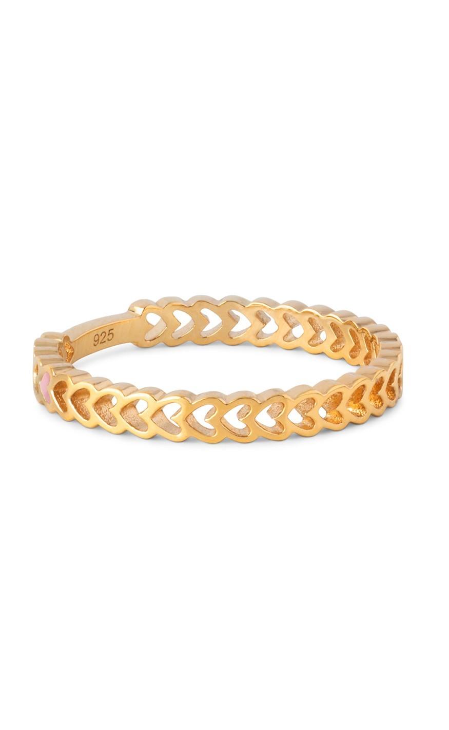ENAMEL Copenhagen Ring - Heart - Guld