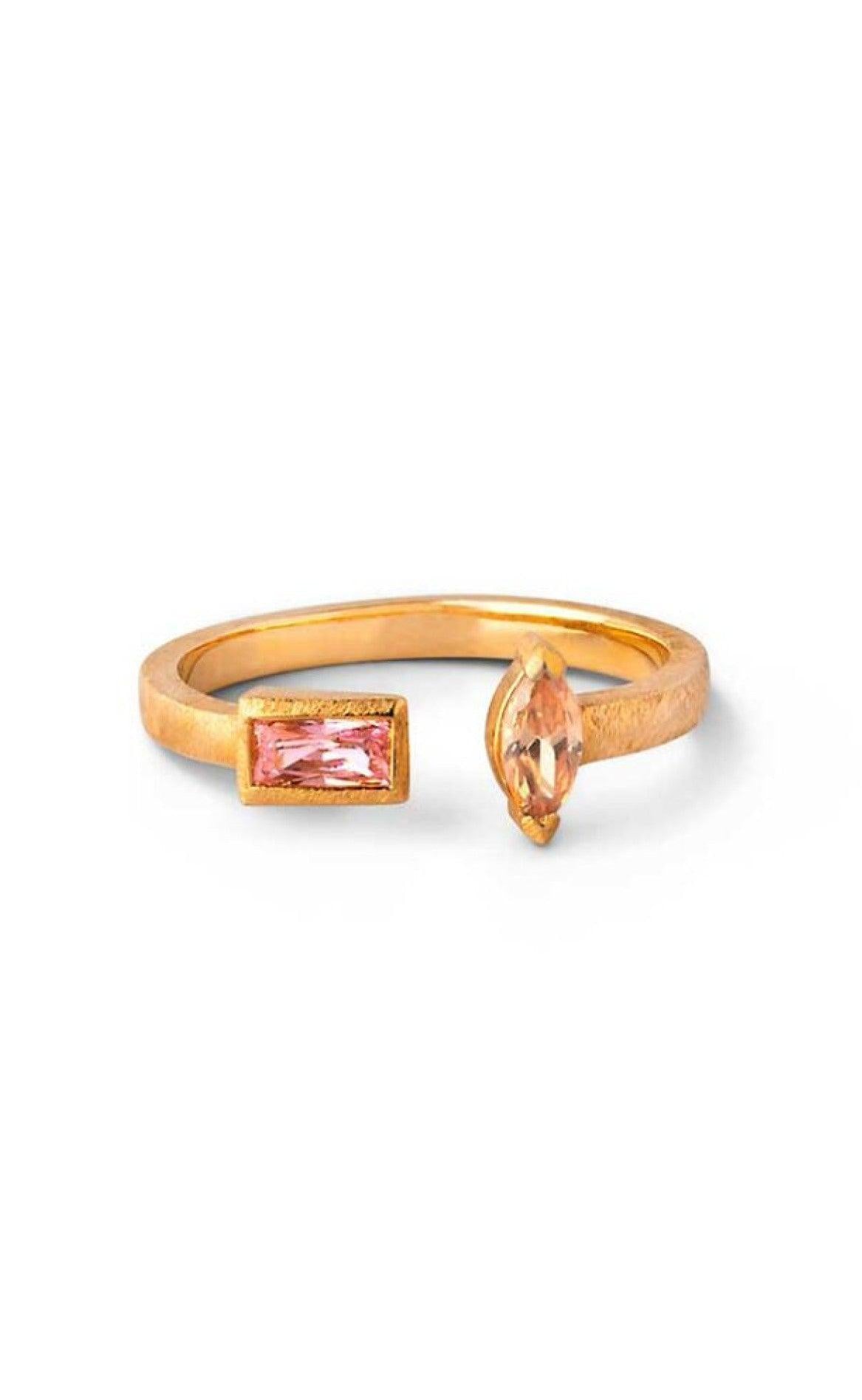 ENAMEL Copenhagen Ring - Isolde - Peach/ Light Pink