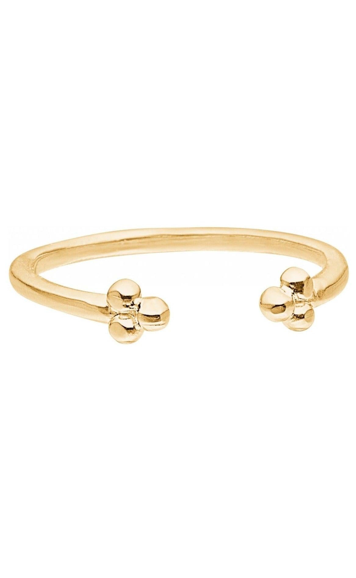 ENAMEL Copenhagen Ring - Simple Flower - Gold