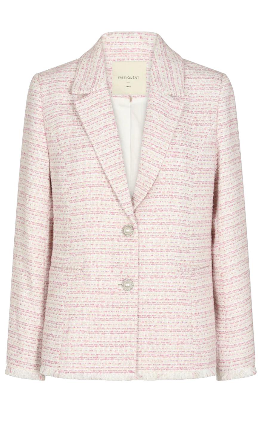 Freequent Blazer / Jakke - Moca - Pale Mauve W. Moonbeam