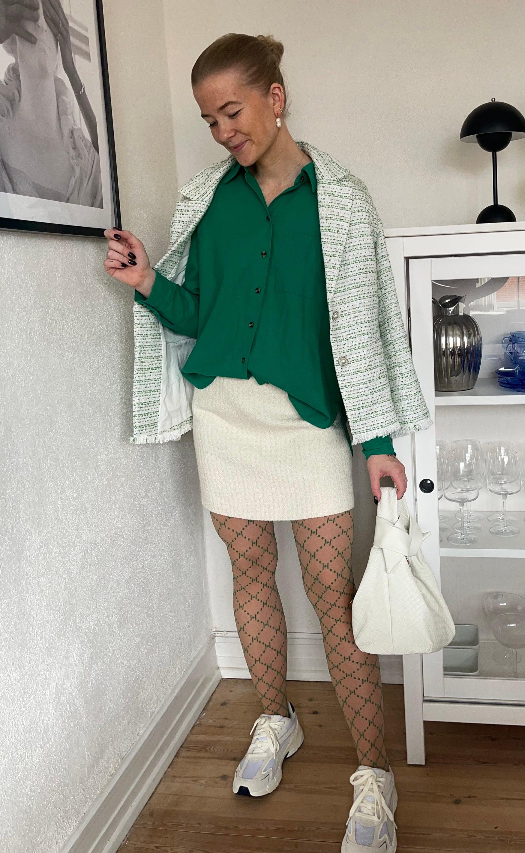 Freequent Blazer / Jakke - Moca - Pepper Green W. Moonbeam
