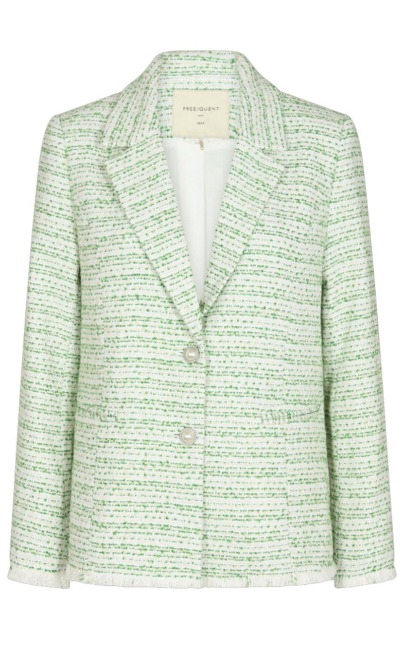 Freequent Blazer / Jakke - Moca - Pepper Green W. Moonbeam