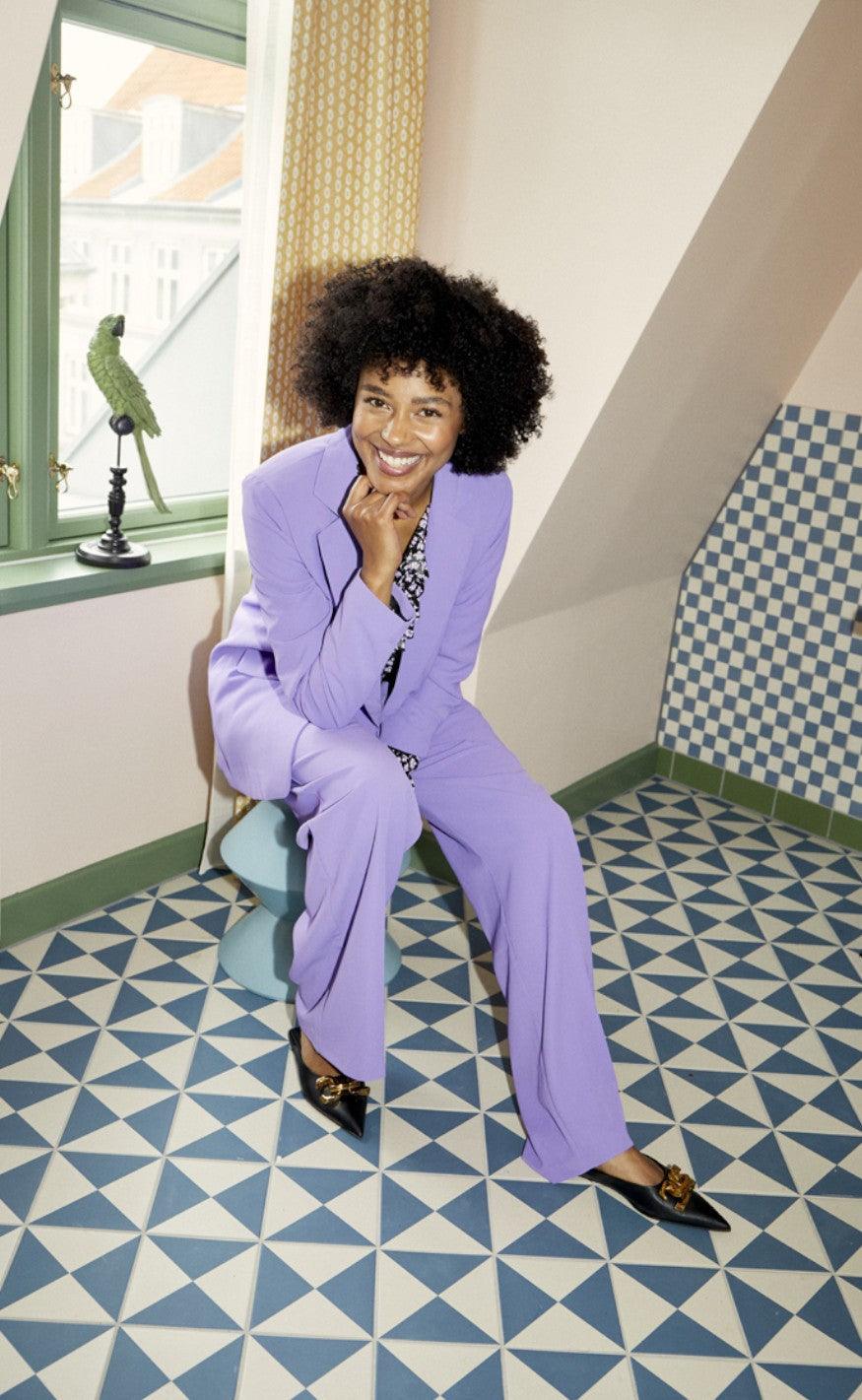 Freequent Blazer - Kita - Lavender