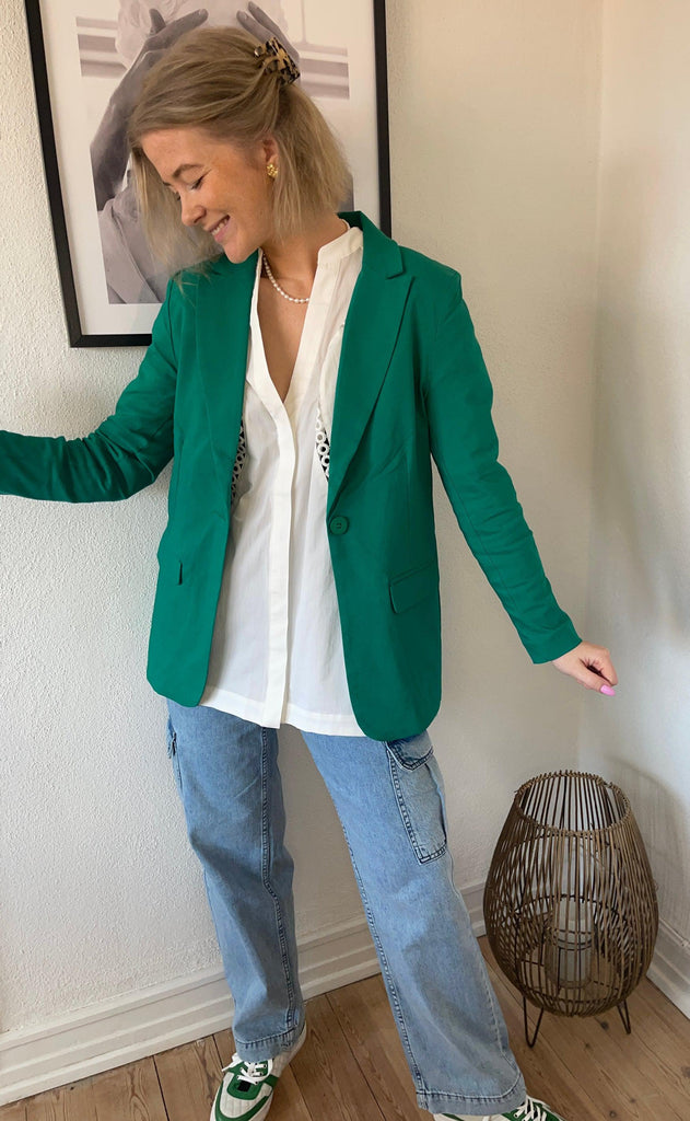 Freequent Blazer - Solvej - Pepper Green